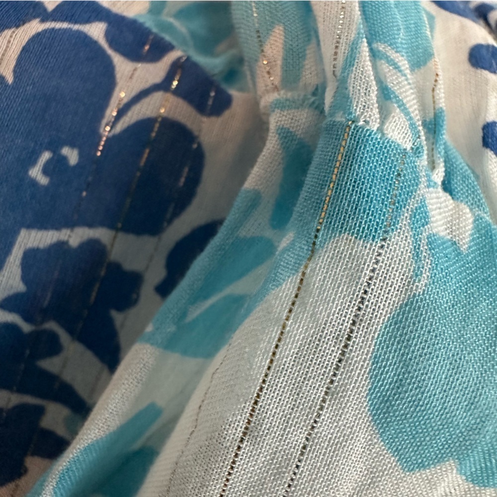 Old Navy Floral Blue and White Maxi Dress, Medium - Picture 7 of 12